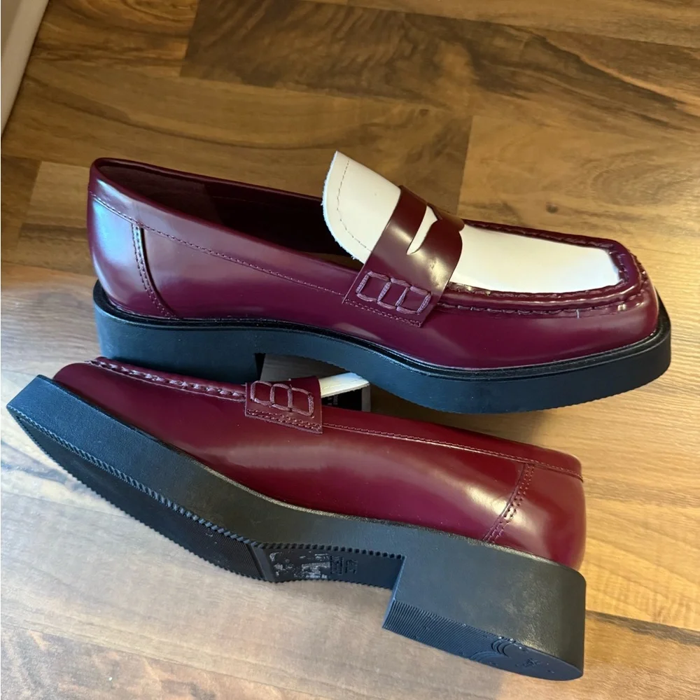 GH BASS Bowery Leather Penny Loafers size 7.5 never worn - Picture 5 of 10